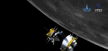 La sonda lunar china Change 5 est regresando a la Tierra con rocas lunares