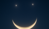 Has visto la Luna sonriente de la madrugada As fue realmente este simptico fenmeno