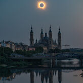 La foto del eclipse en Zaragoza que eligi la NASA es real o un montaje