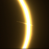 Un meteoro durante el eclipse El misterioso objeto captado en Espaa que lleg al APOD