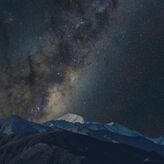 Kaikura estrellas entre las montaas y el Pacfico de Nueva Zelanda