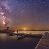 Astroturismo sensorial por Extremadura paisaje de estrellas