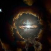 ALMA descubre una galaxia giratoria en el universo primitivo