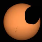 Espectaculares imgenes de un eclipse solar en Marte