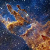 Los Pilares de la Creacin como nunca se haban visto gracias al Telescopio Espacial Webb