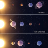 Cuntas clases de sistemas planetarios existen en el universo  