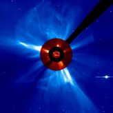 Un evento histrico del Sol deja imgenes asombrosas del halo solar