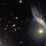 Hubble nos deja dos imgenes monstruosas sobre galaxias  