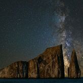 Estrellas bajo el primer Patrimonio Natural de la Humanidad Islas Galpagos 