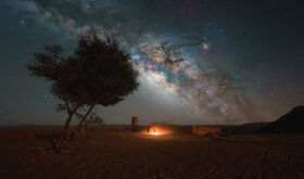 Ouzina Telescope Network Una historia de amor entre el desierto rosa y las estrellas