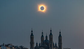 La foto del eclipse en Zaragoza que eligi la NASA es real o un montaje