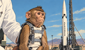 Yorick el mono que sobrevivi a un vuelo espacial pero muri al volver a la Tierra