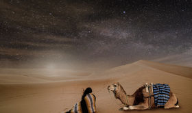 Mhamid un portal al cielo de Marruecos en el desierto del Sahara