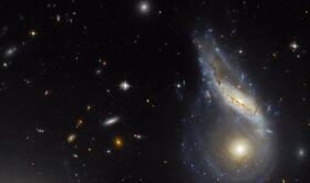Hubble nos deja dos imgenes monstruosas sobre galaxias  