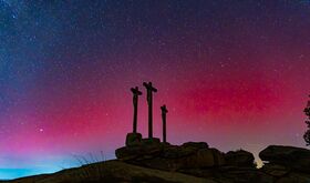 Las Mejores Imgenes de las Auroras Boreales en Espaa en Enero de 2025