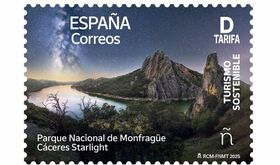 Correos lanza sellos de astroturismo para promocionar tres Destinos Tursticos Starlight
