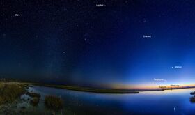 Te perdiste la reciente alineacin planetaria Las mejores imgenes compartidas en redes 