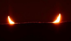 Las imgenes ms impactantes del Eclipse Parcial de Sol compartidas en redes