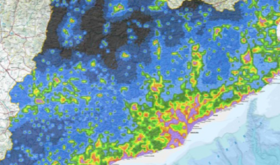 Catalua presenta su primer mapa global de contaminacin lumnica con alta precisin