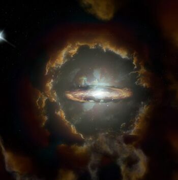 ALMA descubre una galaxia giratoria en el universo primitivo