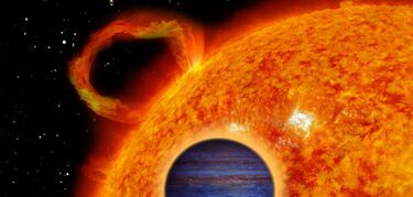 Descubren un planeta imposible orbitando una estrella diminuta