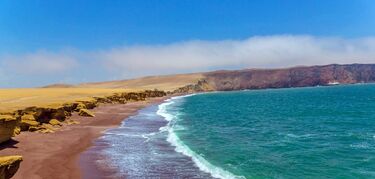 Paracas el desierto de Per donde las estrellas se encuentran con el Pacfico