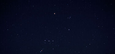 La constelacin de Orin el cazador de invierno