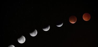 Superluna y eclipse