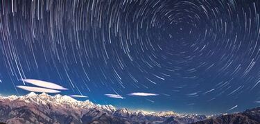 Sagarmatha las estrellas sobre el Everest