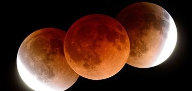 Eclipse total de luna No de Superluna
