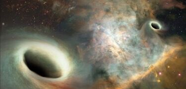 Los pequeos agujeros negros del Big Bang sospechosos de materia oscura 