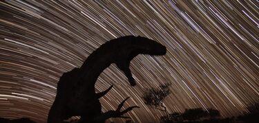 Un santuario Dark Sky lleno de dinosaurios