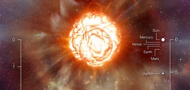 Nueva teora Consumi Betelgeuse una estrella ms pequea 