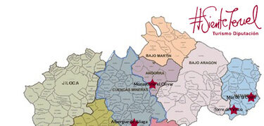 Alojamientos Starlight en la provincia de Teruel
