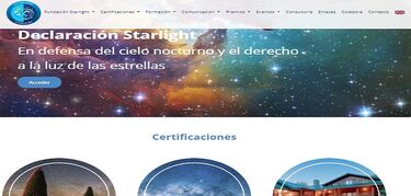 As es la nueva web de la Fundacin Starlight