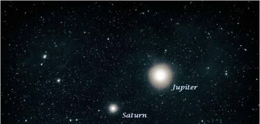 Conjuncin Jpiter y Saturno y solsticio de diciembre El mismo da