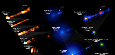19 telescopios se unen en una observacin sin precedentes del ms famoso agujero negro