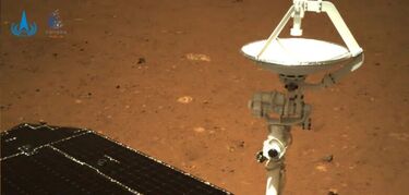 El rover de China manda sus primeros selfies desde Marte