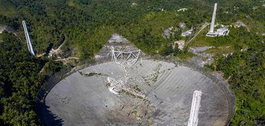 El famoso telescopio de Arecibo no se reconstruir y los astrnomos estn desolados