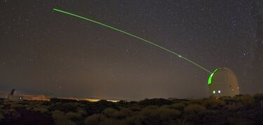 25 aos de la estacin para comunicaciones lser de la ESA situada en el Teide