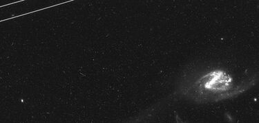 Los satlites fotobombarderos inutilizan las imgenes de Hubble