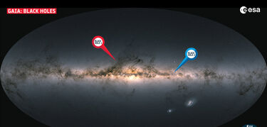 Gaia descubre una nueva familia de agujeros negros 