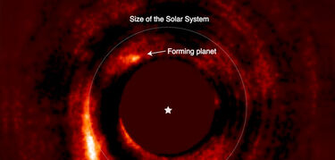 Tercer planeta en formacin en el sistema HD 169142 