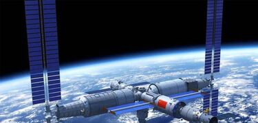 Carrera espacial China duplica el tamao de su Estacin Espacial Tiangong