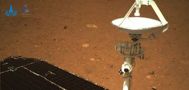 El rover Zhurong detecta misteriosos polgonos bajo la superficie de Marte 
