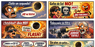Errores comunes al observar un eclipse solar y cmo evitarlos