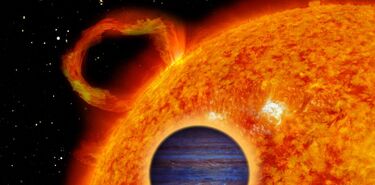 Descubren un planeta imposible orbitando una estrella diminuta