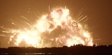 Una explosin sacude las pruebas del cohete New Glenn de Blue Origin