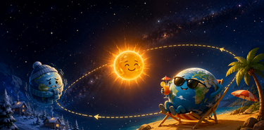 Afelio Hoy la Tierra est ms lejos del Sol y sin embargo es verano