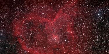 El universo nos enamora con las nebulosas del Corazn y Alma 